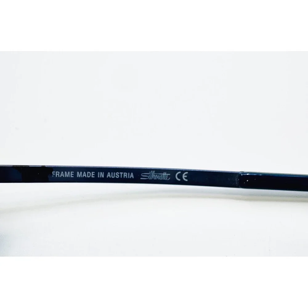 Silhouette Eyeglasses Mens Blue Rimless Oval Frame Austria 5416 40 6060 19 150